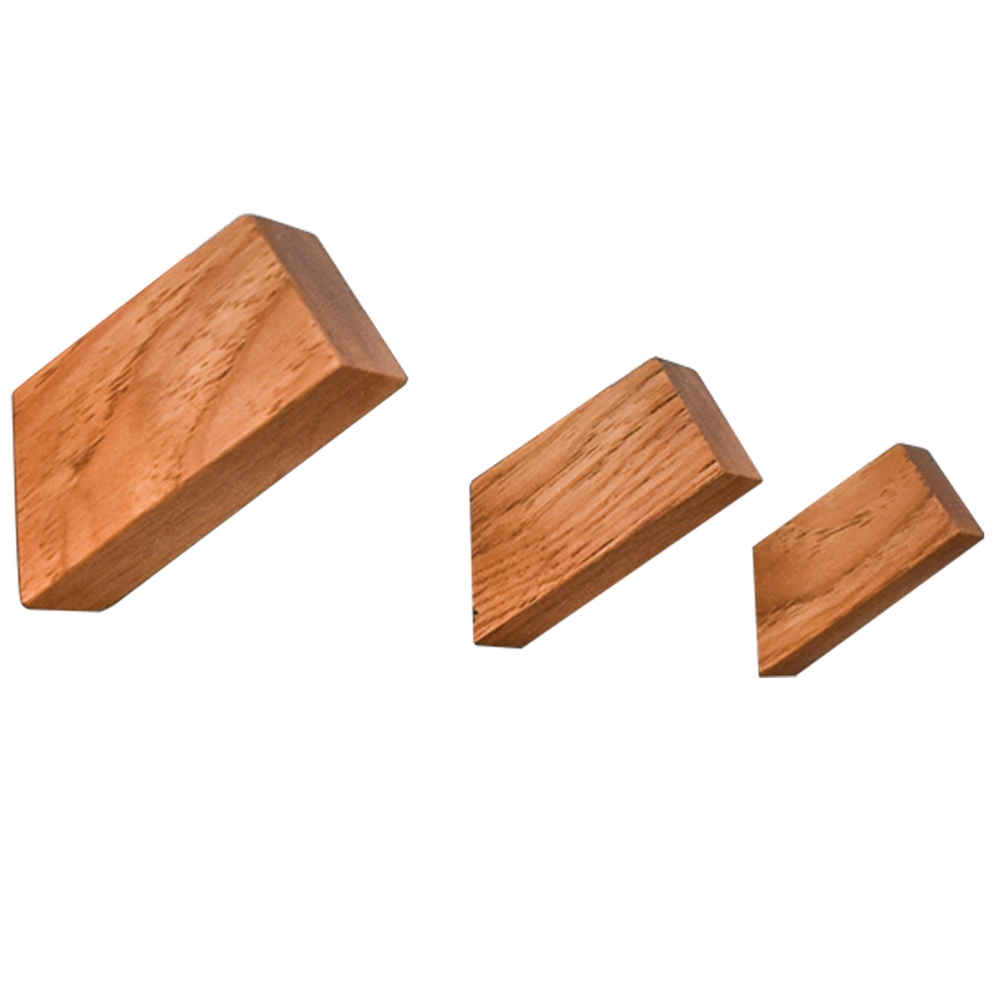 Walnut Wood Wall Hook (Set of 3)