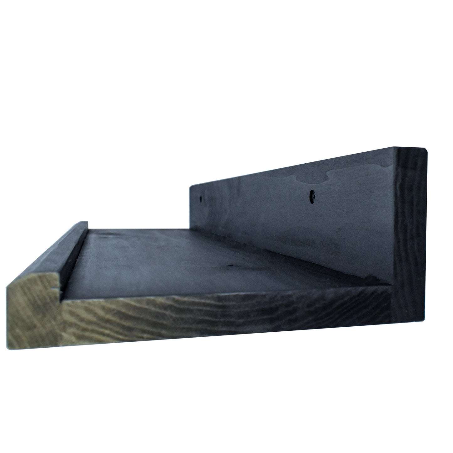 Ledge Wall Shelf Black 24x8x3.5