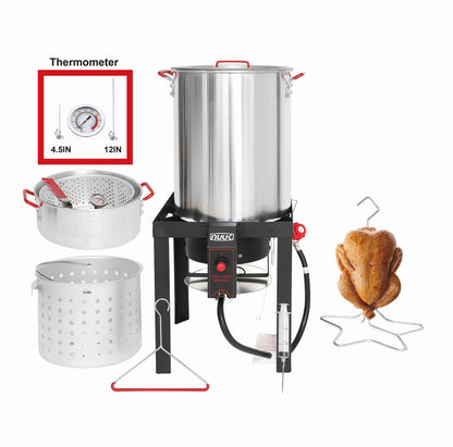 Propane 30QT Aluminum Turkey Deep Fyrer