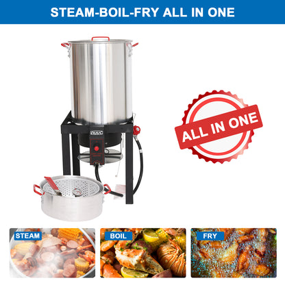 Propane 30QT Aluminum Turkey Deep Fyrer