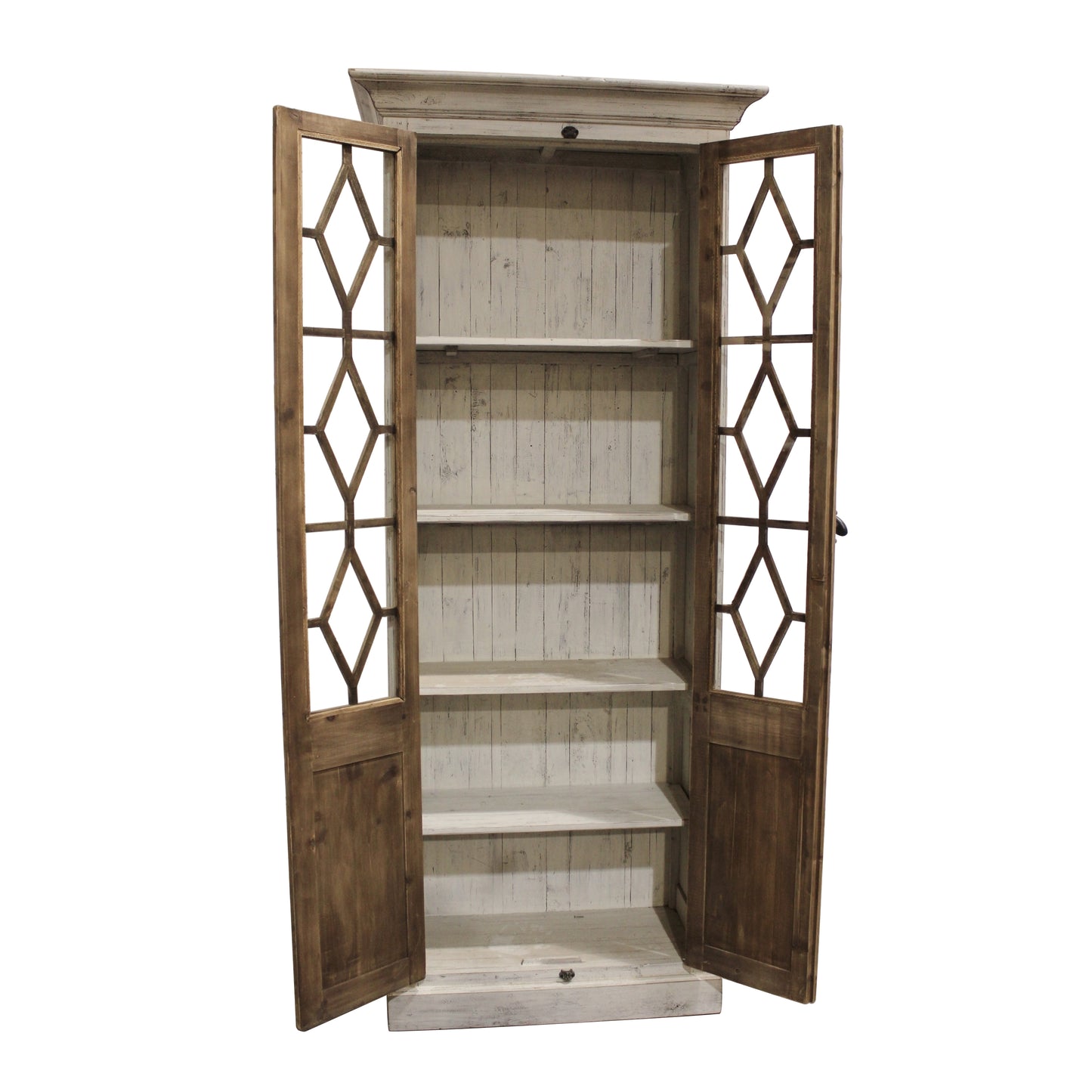 Anderson Vitrine Standard Bookcase, natural/white