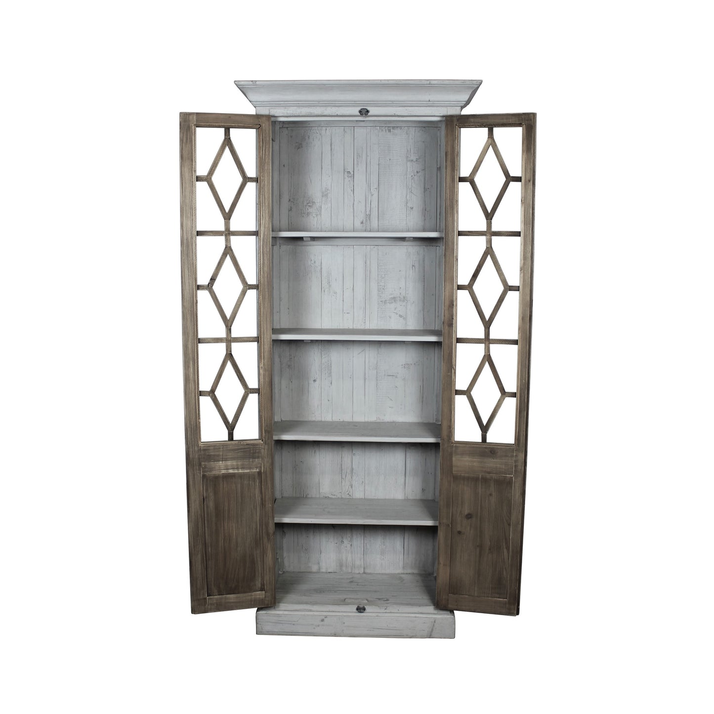 Anderson Vitrine Standard Bookcase, natural/white