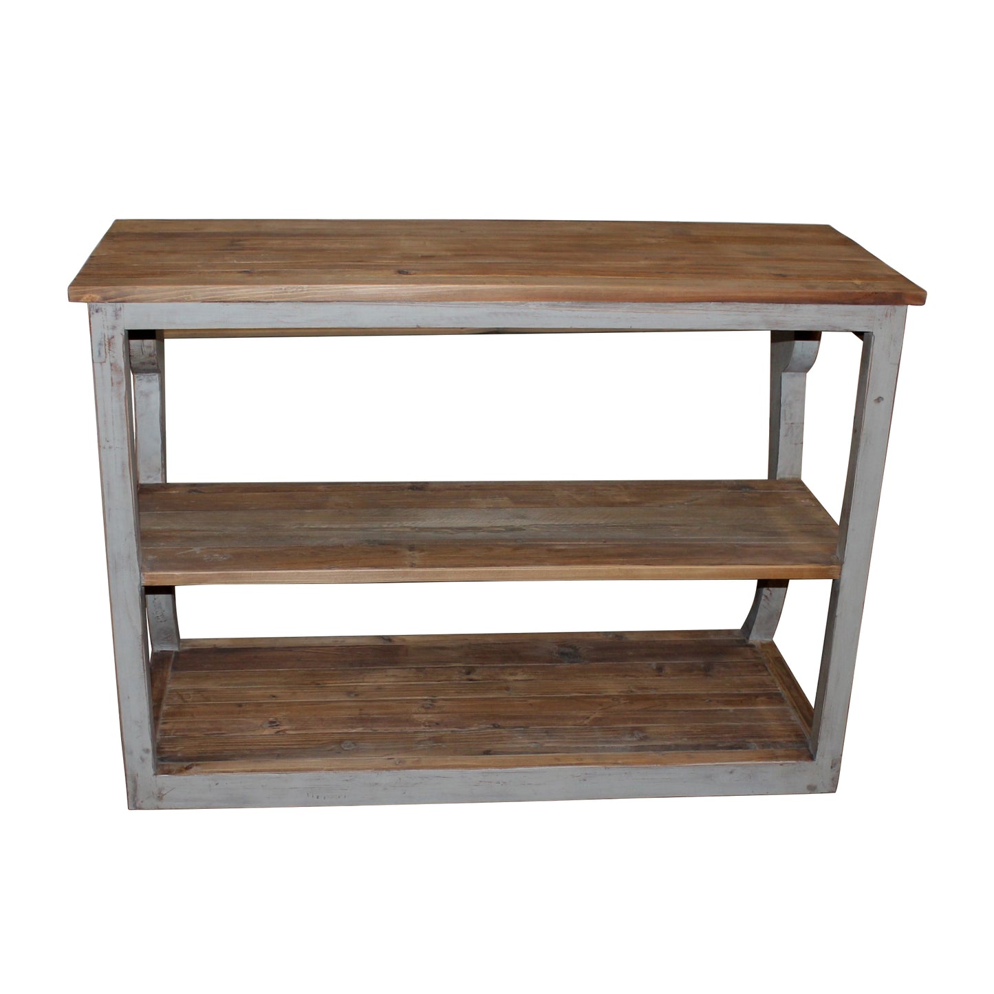 Cambrai 3-Tier Console, gray/natural