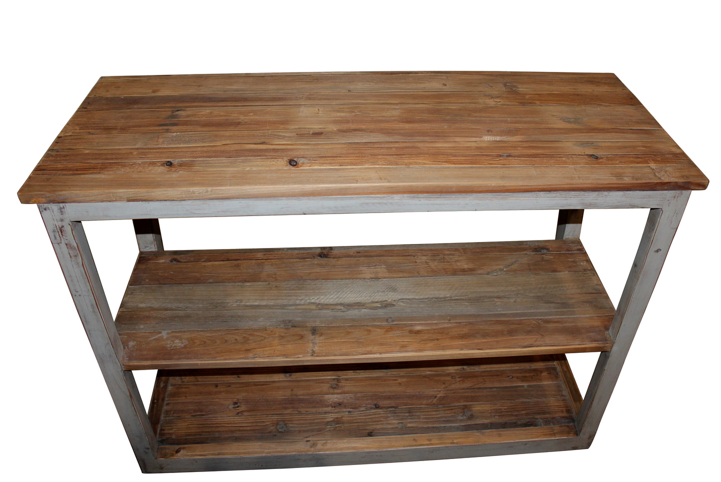 Cambrai 3-Tier Console, gray/natural