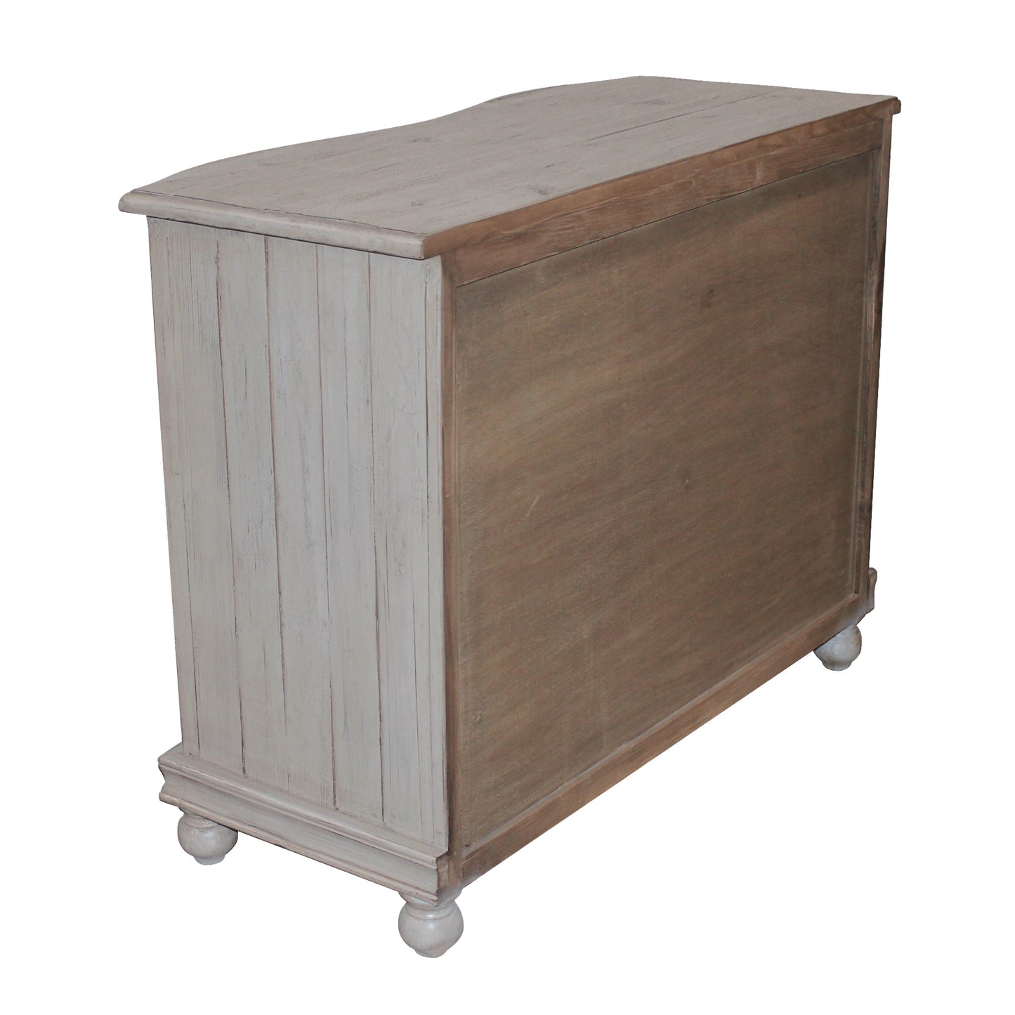 Madelyn 3 Drawer Chest, gray/natural