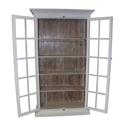 Glacier Peak Bookcase, white/driftwood