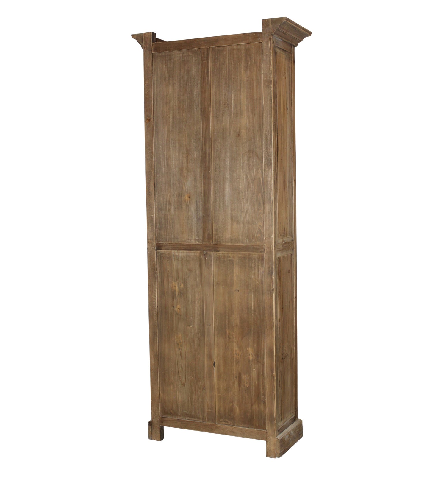 Garrity Narrow Vitrine Cabinet, natural/white