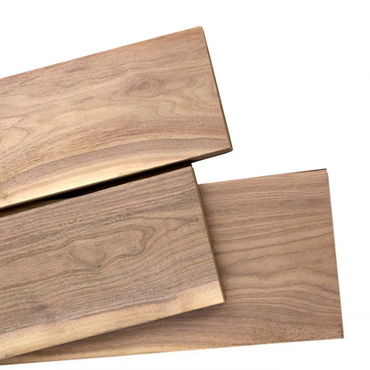 Unfinished Select Walnut Board Smooth on 4 Sides  (3 pack)