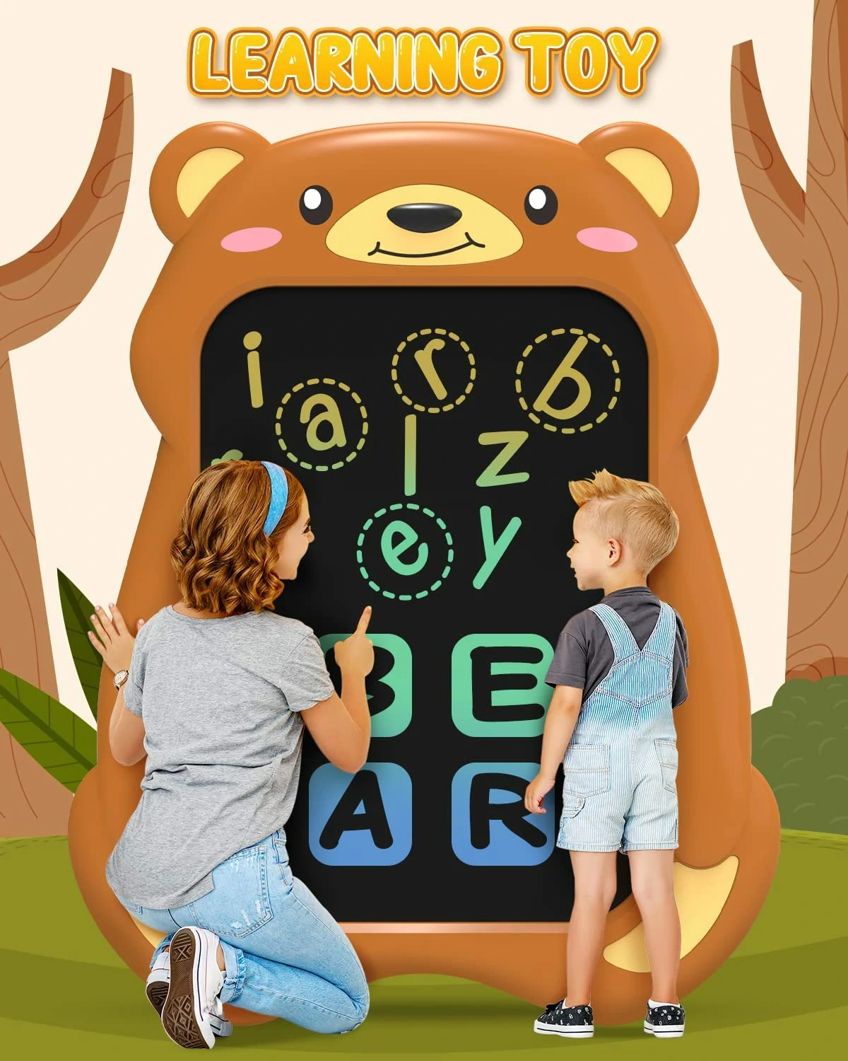 Ben Bear LCD Drawing Board, Unique Gift for Toddler Girls & Boys