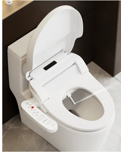 HMY-51004-LNOR Electronic Elongated Toilet Seat Bidet Multiple Spray Modes Warm Air Dryer Self-Cleaning Nozzle