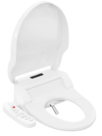 HMY-51004-LNOR Electronic Elongated Toilet Seat Bidet Multiple Spray Modes Warm Air Dryer Self-Cleaning Nozzle