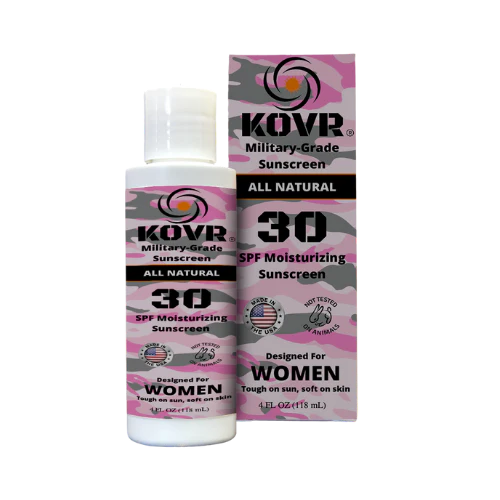 KOVR All Natural Military-Grade Sunscreen for Women