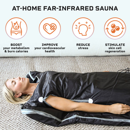 LifePro Sauna Blanket for Detoxification - Portable Far Infrared Sauna for Home Detox Calm Your Body and Mind