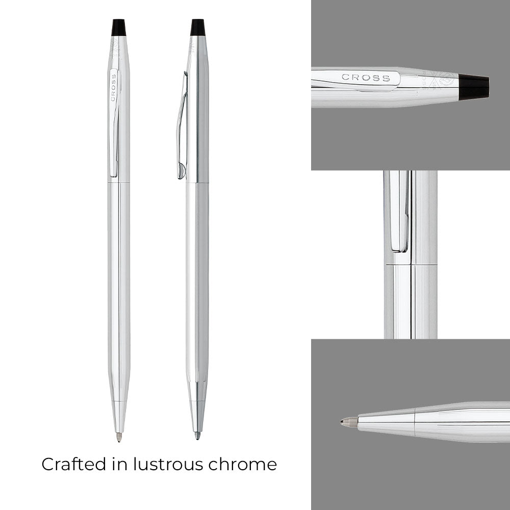 Cross Classic Century® Lustrous Chrome with Polished Chrome Appointments Ballpoint Pen