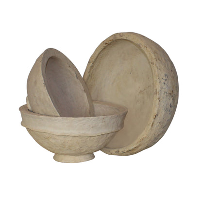 Vintage Paper Mache Bowls, set of 3
