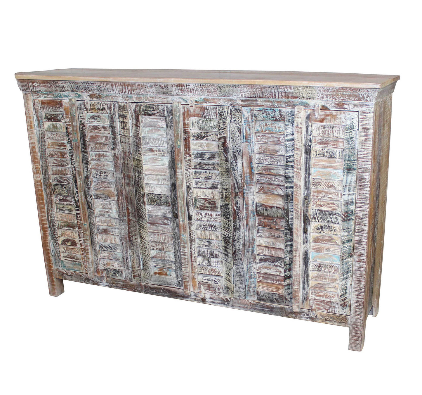 Nanalle 6 Door Rreclaimed Wood Sideboard