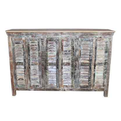 Nanalle 6 Door Rreclaimed Wood Sideboard