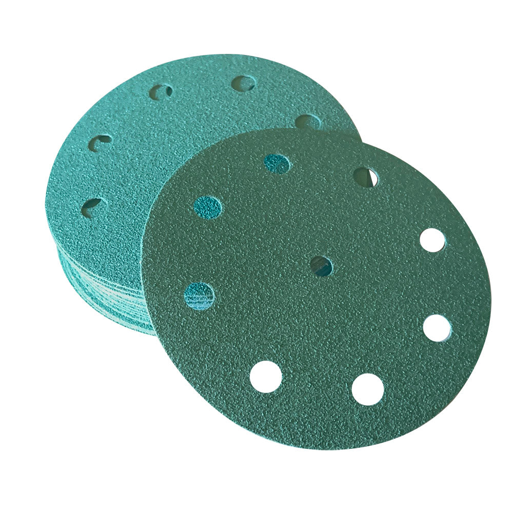 5in Hook & Loop Green Sanding Discs Fits Festool (50 pack)