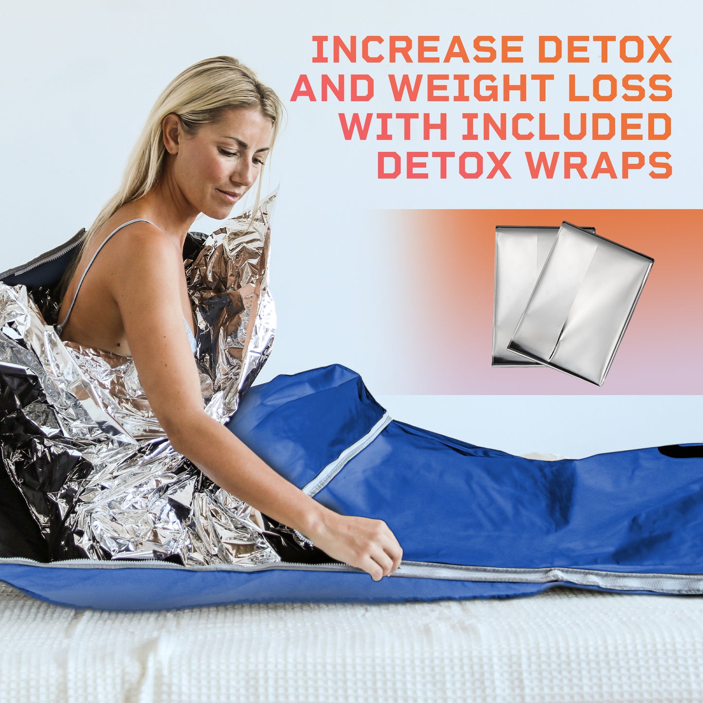 LifePro Sauna Blanket for Detoxification - Portable Far Infrared Sauna for Home Detox Calm Your Body and Mind