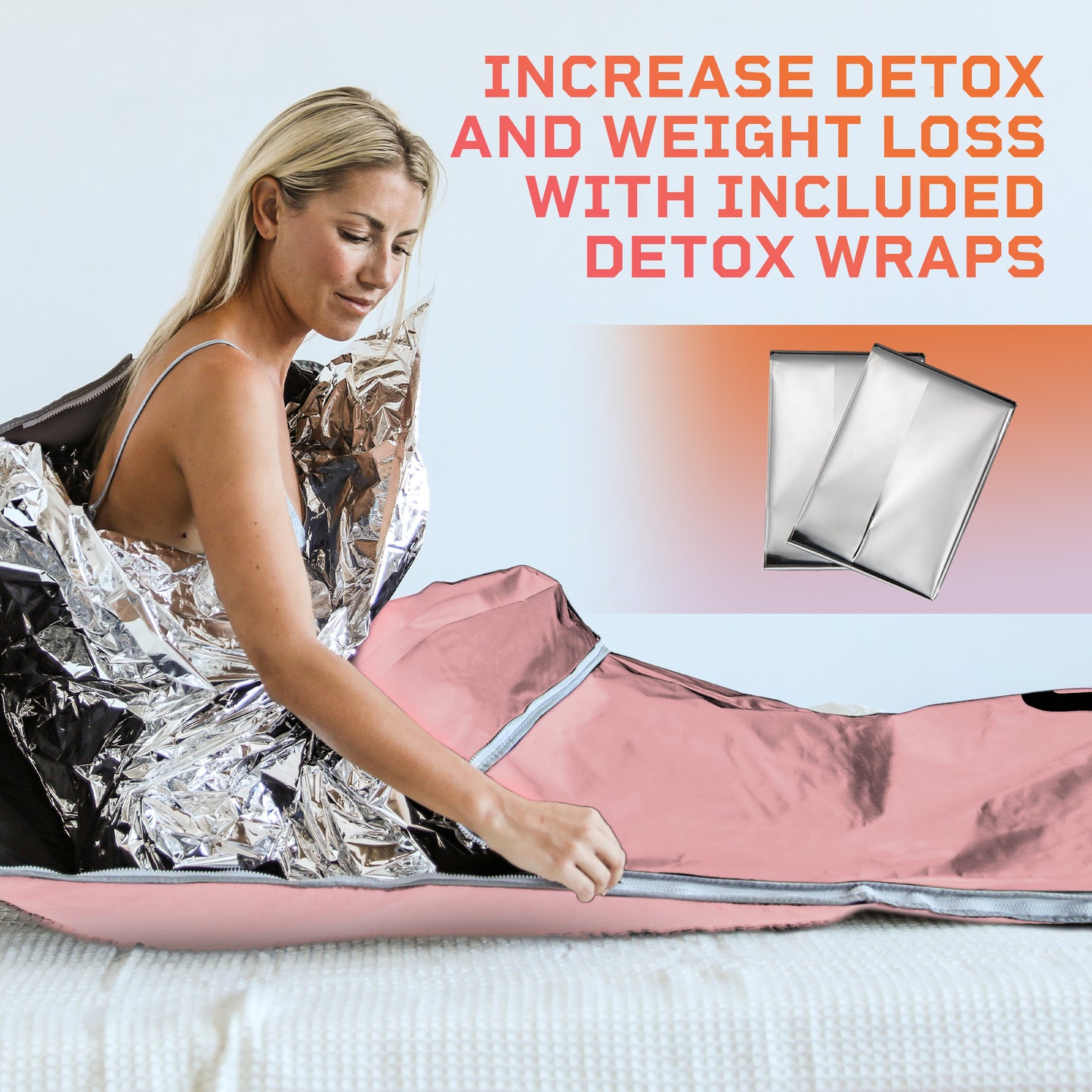 LifePro Sauna Blanket for Detoxification - Portable Far Infrared Sauna for Home Detox Calm Your Body and Mind