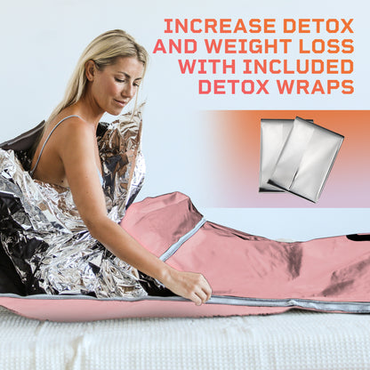 LifePro Sauna Blanket for Detoxification - Portable Far Infrared Sauna for Home Detox Calm Your Body and Mind