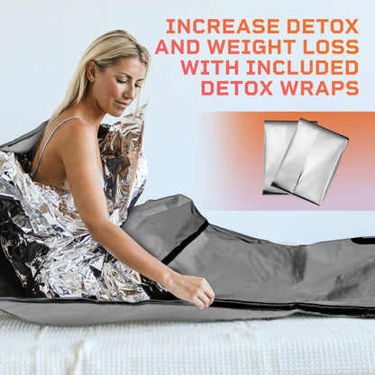 LifePro Sauna Blanket for Detoxification - Portable Far Infrared Sauna for Home Detox Calm Your Body and Mind