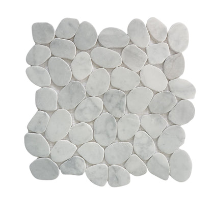 Slice Carrara Mosaic Wall & Floor Tile ( $17.31/sq.ft)