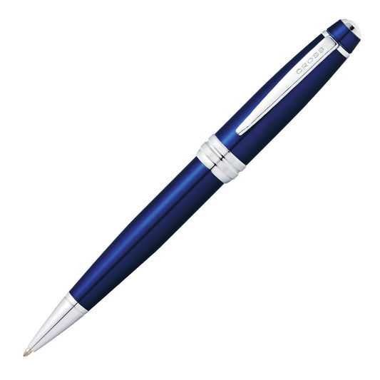 Cross Bailey™ Blue Lacquer with Polished Chrome Appointment Ballpoint Pen