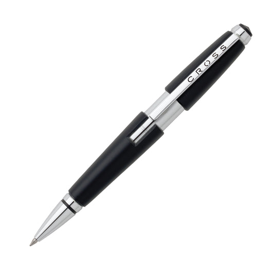 Cross Edge™ Jet Black with Polished Chrome Appointments Selectip Rollerball Pen
