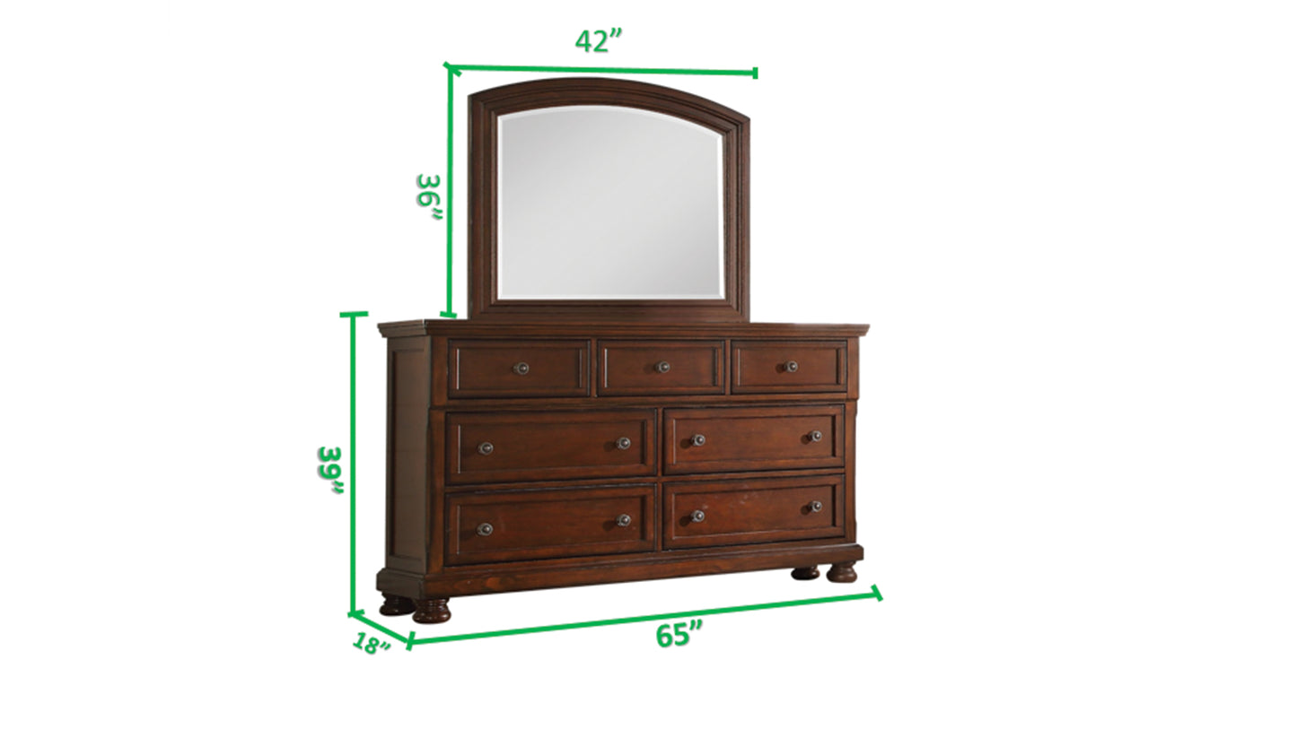 Austin Mirror Dark Walnut