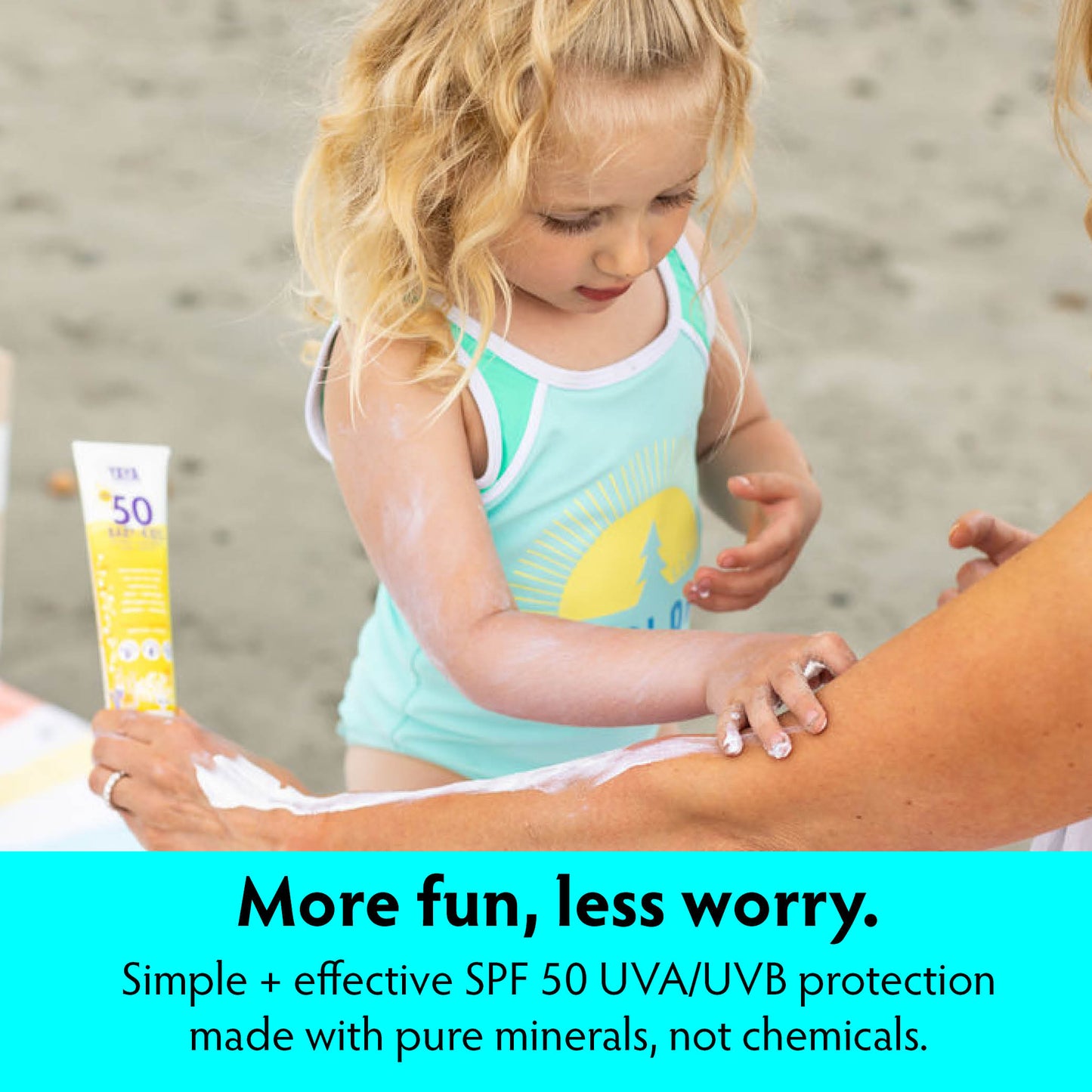 Baby + Kids SPF 50 Mineral Sunscreen lotions, 2 pack, 3 fl oz ea