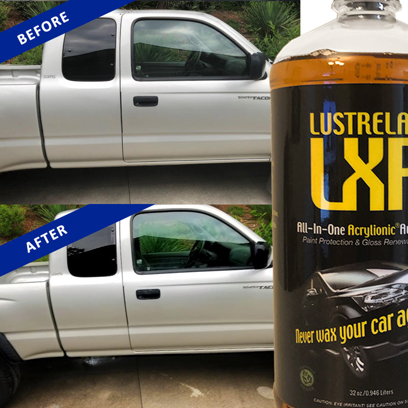 LustreLab LXR All-In-One Acrylionic Auto Car Wash and Wax, Replaces 5 Different Car Care Products and Renews your Vehicles Clear Paint Protective Coating, 1 Quart (32oz)