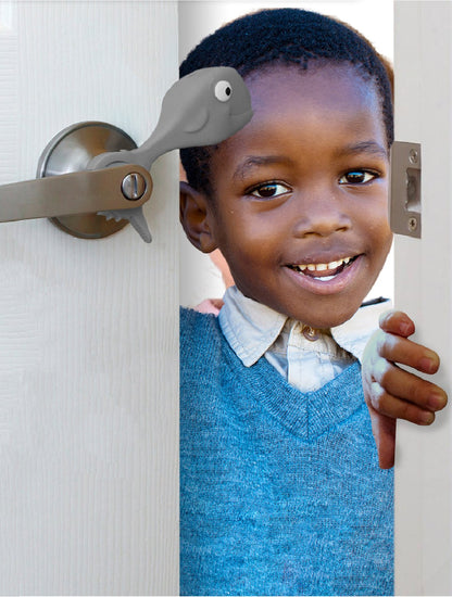 SAFESLAM Stop Door Slams – Prevent Hand Injuries – Always On Door Ready to Protect – Safe and Quiet Doors – Kids Love