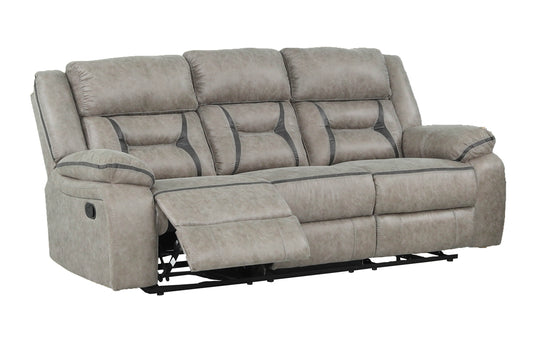 Denali Reclining 3PC sofa set with, Glider Reclining LoveSeat made with high performance fabric including inbuilt USB