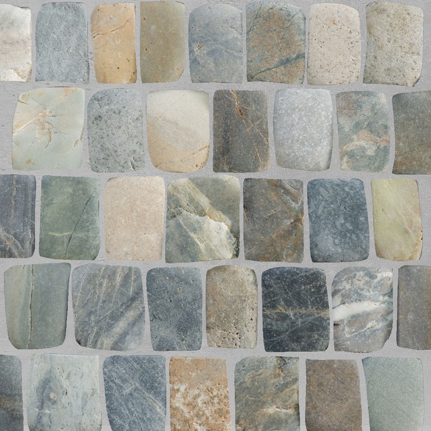 Canine Mix Natural Stone Mosaic Wall & Floor Tile