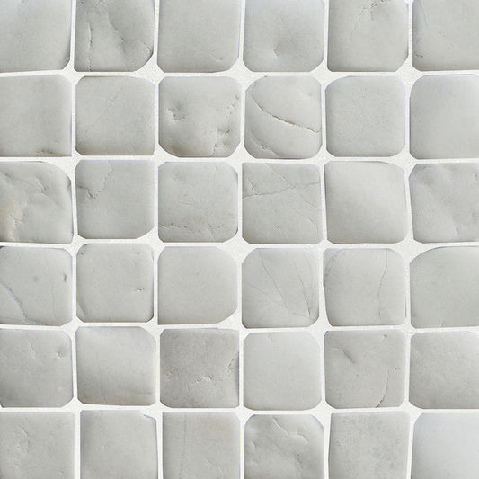 Molar 5 White Natural Stone Mosaic Wall & Floor Tile