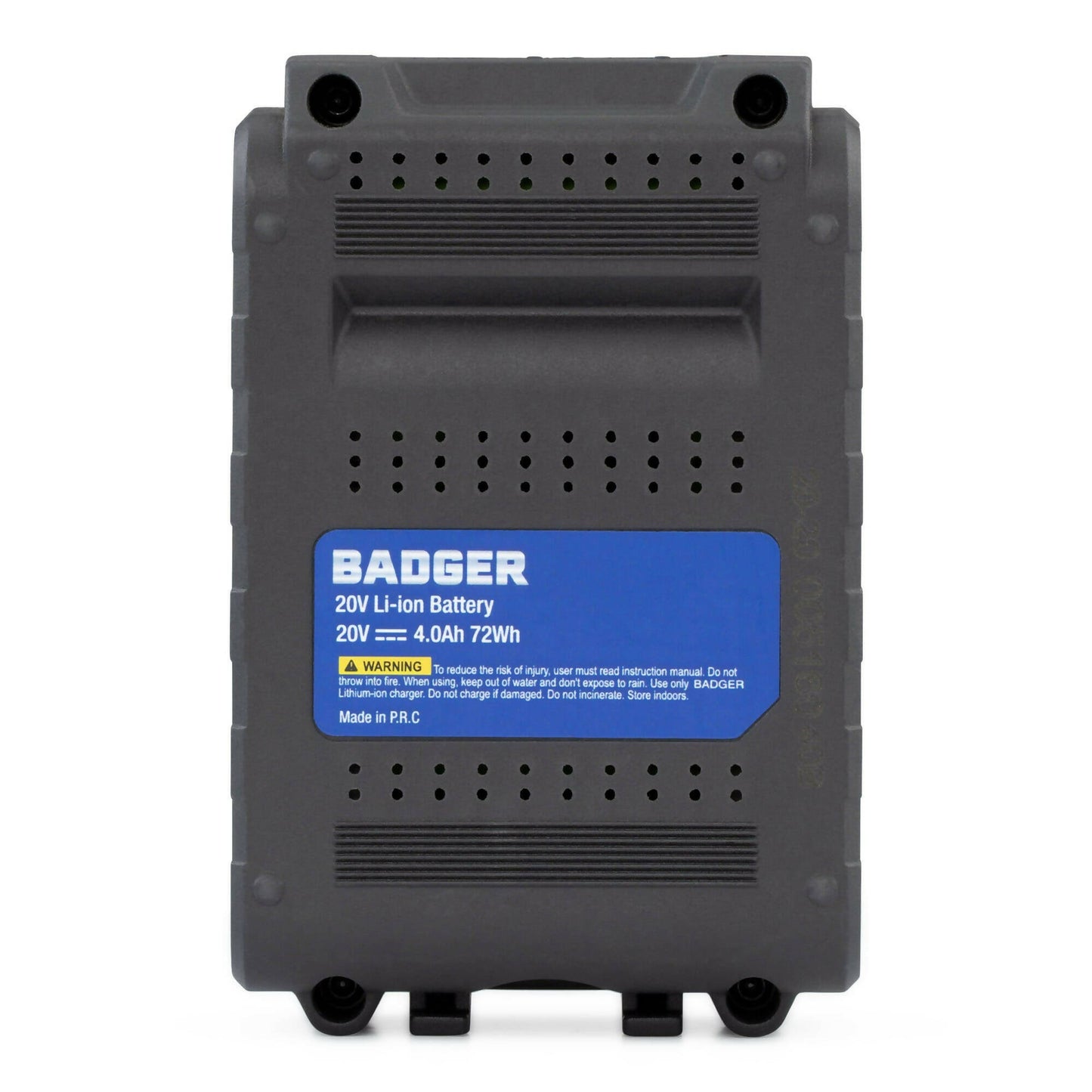 Wild Badger Power Cordless 20 Volt 4.0 Ah Battery