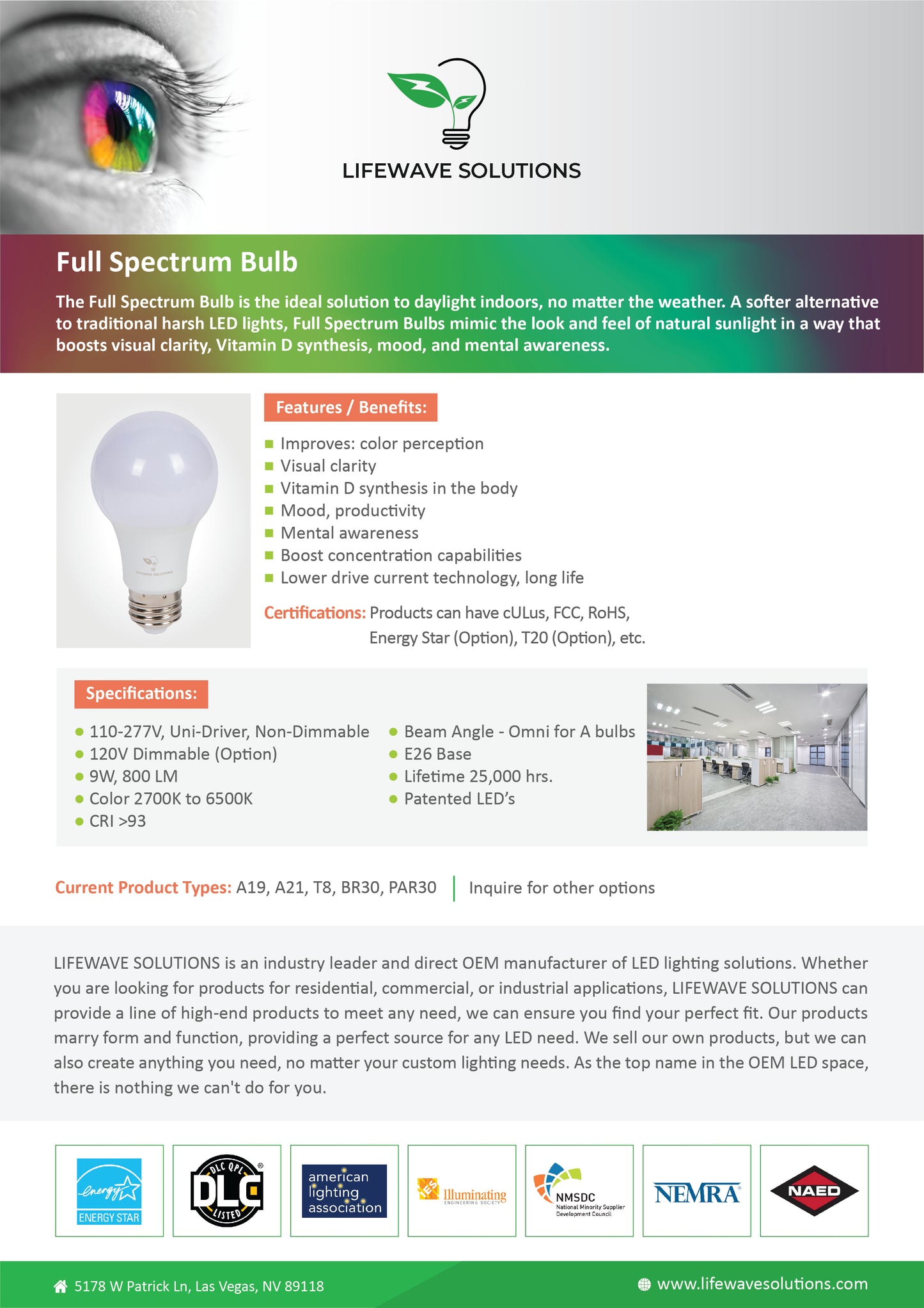 LifeWave Solutions LED Full Spectrum