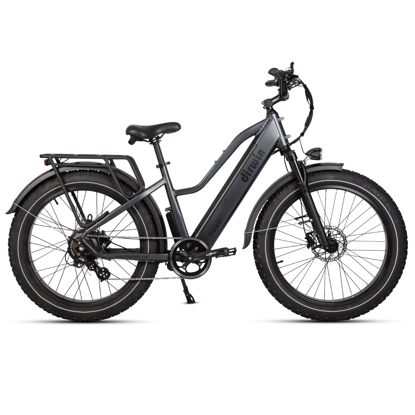 Pioneer Step-Thru Fat Tire E-Bike, Adult