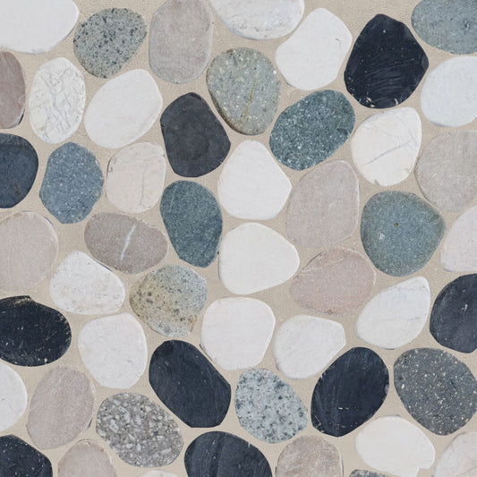 Ibiza Sliced Pebble Mosaic Wall & Floor Tile