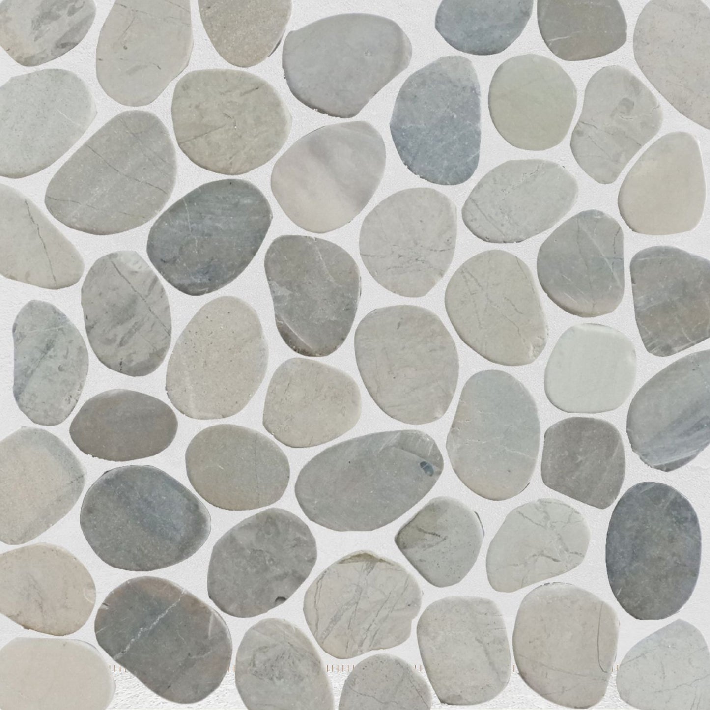 Pale Sliced Pebble Mosaic Wall & Floor Tile ( $10.93/sq.ft)