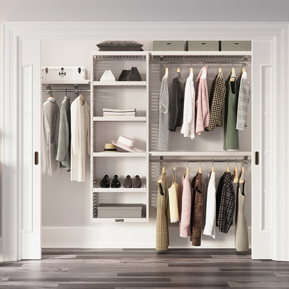 Solid Wood Reach In Closet System