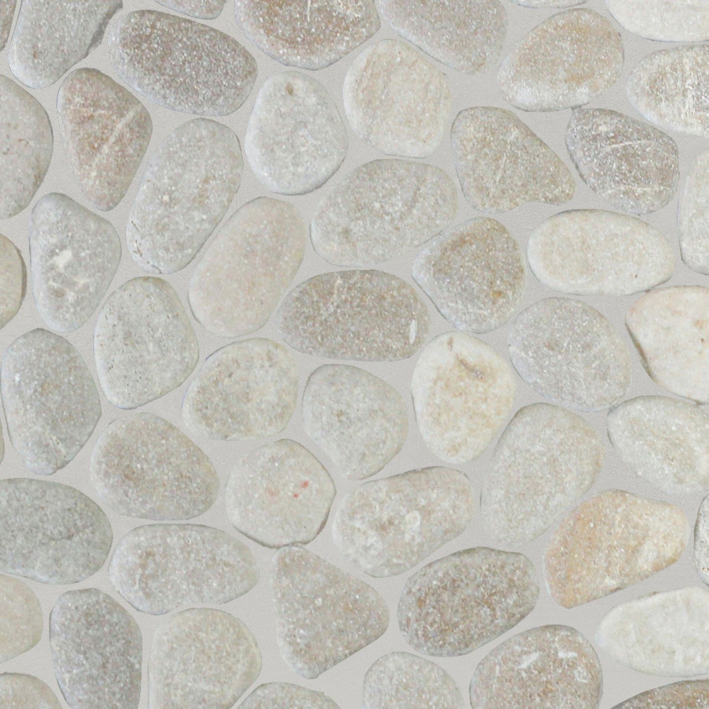 Tan Pebble Natural Stone Mosaic Wall & Floor Tile