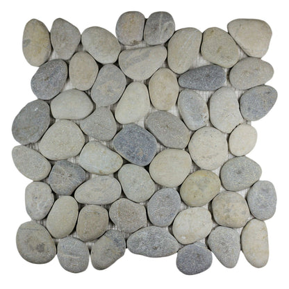 Grey Pebble Natural Stone Mosaic Wall & Floor Tile