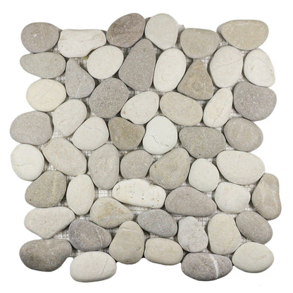 Seasalt Pebble Natural Stone Mosaic Wall & Floor Tile