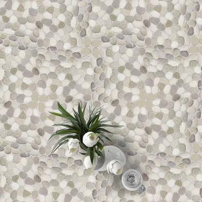Seasalt Pebble Natural Stone Mosaic Wall & Floor Tile