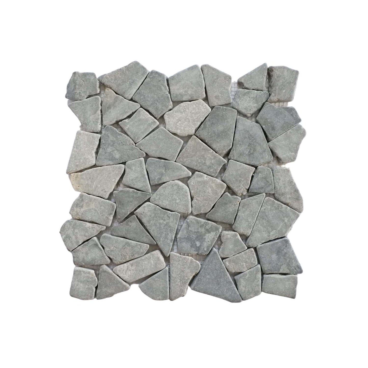 Ash Grey Random Mosaic Wall & Floor Tile