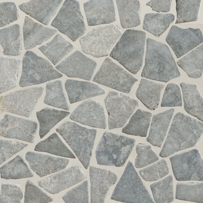 Ash Grey Random Mosaic Wall & Floor Tile