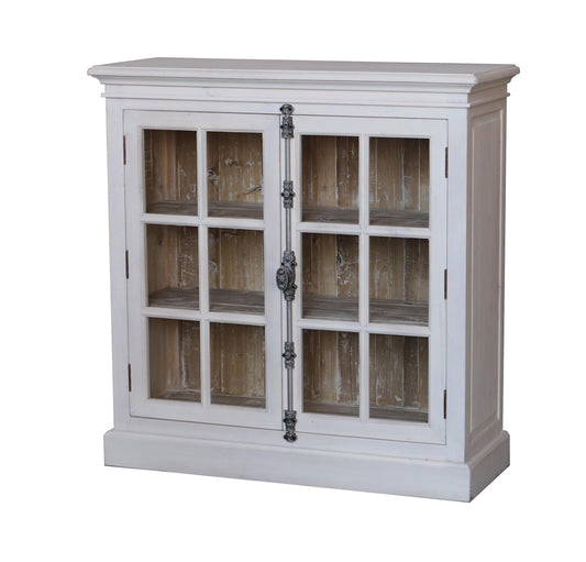 Mallory Accent Cabinet, white/driftwood