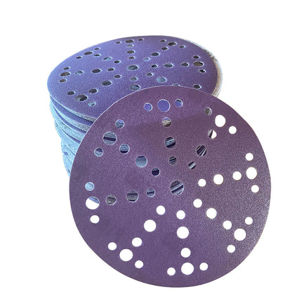 6in Hook & Loop Purple Ceramic Sanding Disc Fits Festool (10 pack)